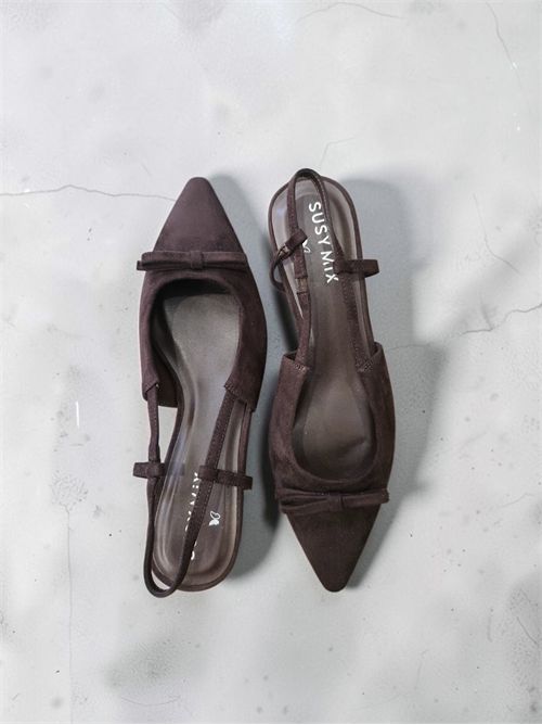 slingback suede fiocchetto SUSY MIX | S101ESPRESSO